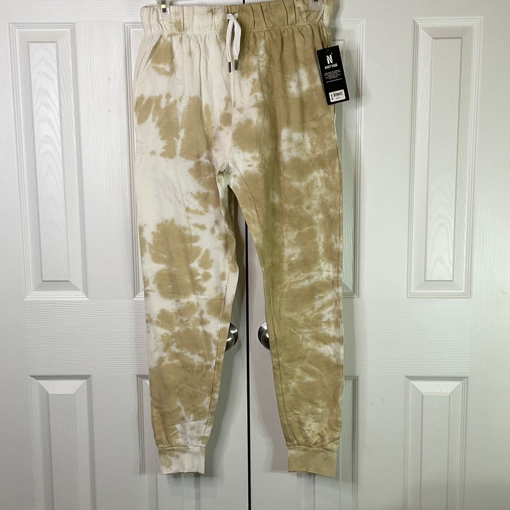 NAVY YARD JOGGER PANTS TIE DYE KHAKI NBKB-2060 SIZE M